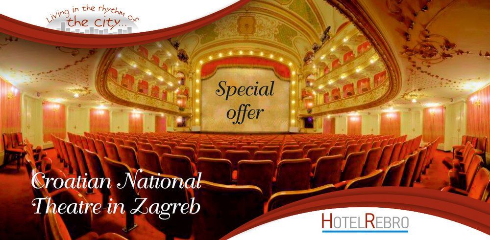זאגרב Hotel Rebro מראה חיצוני תמונה